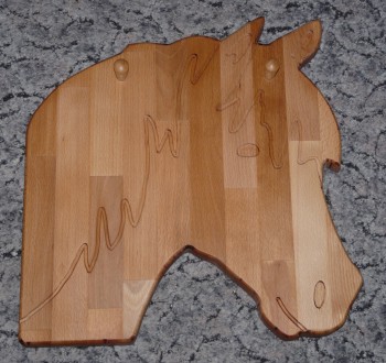 Garderobe Pferdekopf